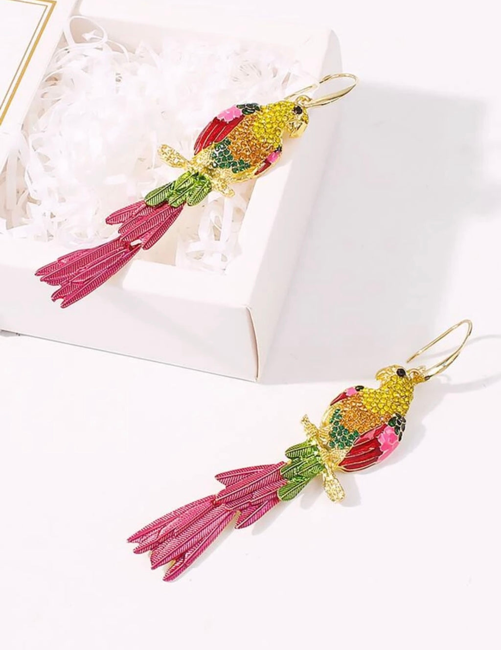 Parrots Talk Earrings