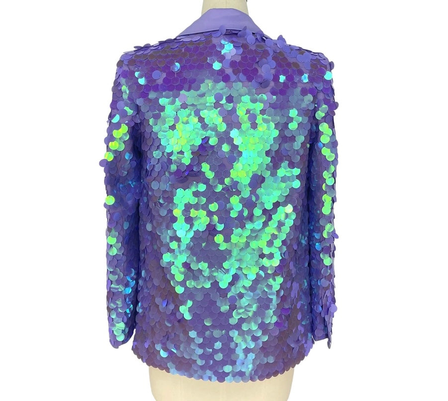 The Sequin Royal Blazer