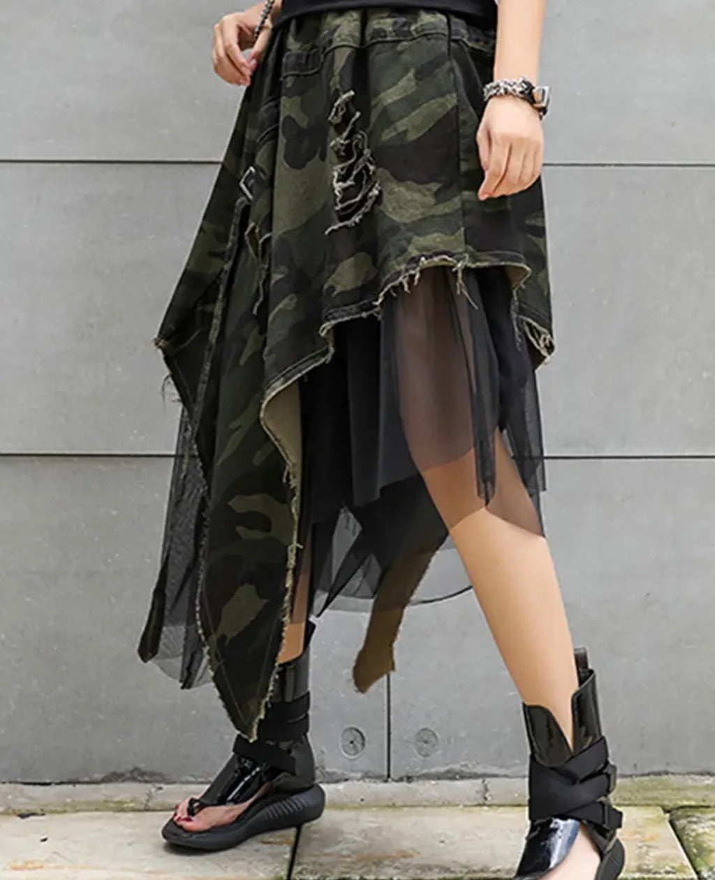 Not Made For War Camo Skirt