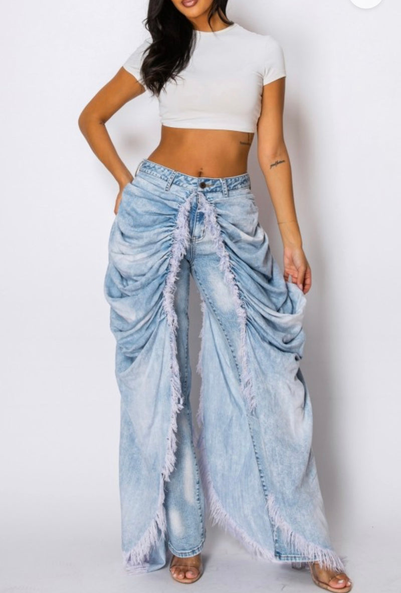 closed pedal cape jeans Cape Jeans – I Lyn Fashion Lounge, LLC