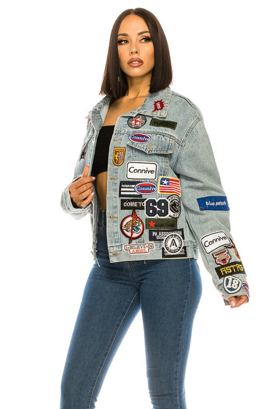 Freeway Denim Patchwork Jacket