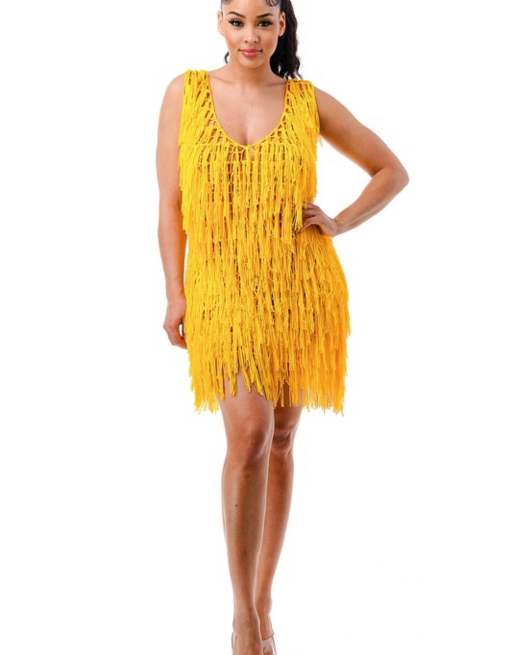 Fringe Dress Coverup