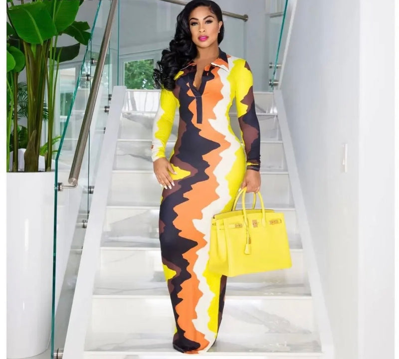 ZigZag Maxi Dress