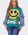 Smiley Face Remix Sweater