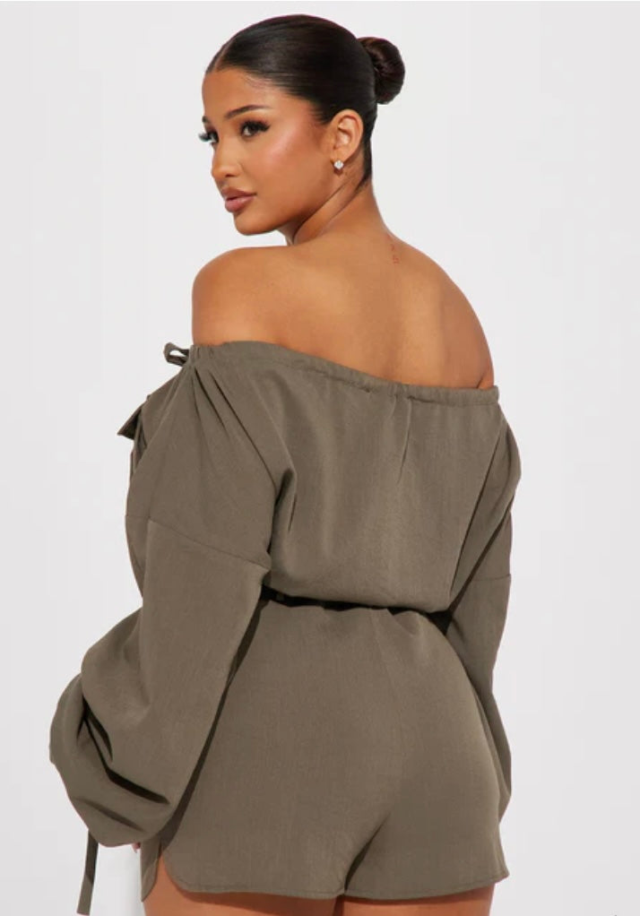 While On Vacation Romper