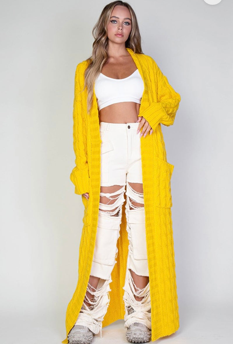 Array of Sun Maxi Sweater