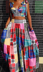 Patchwork Two Piece Set