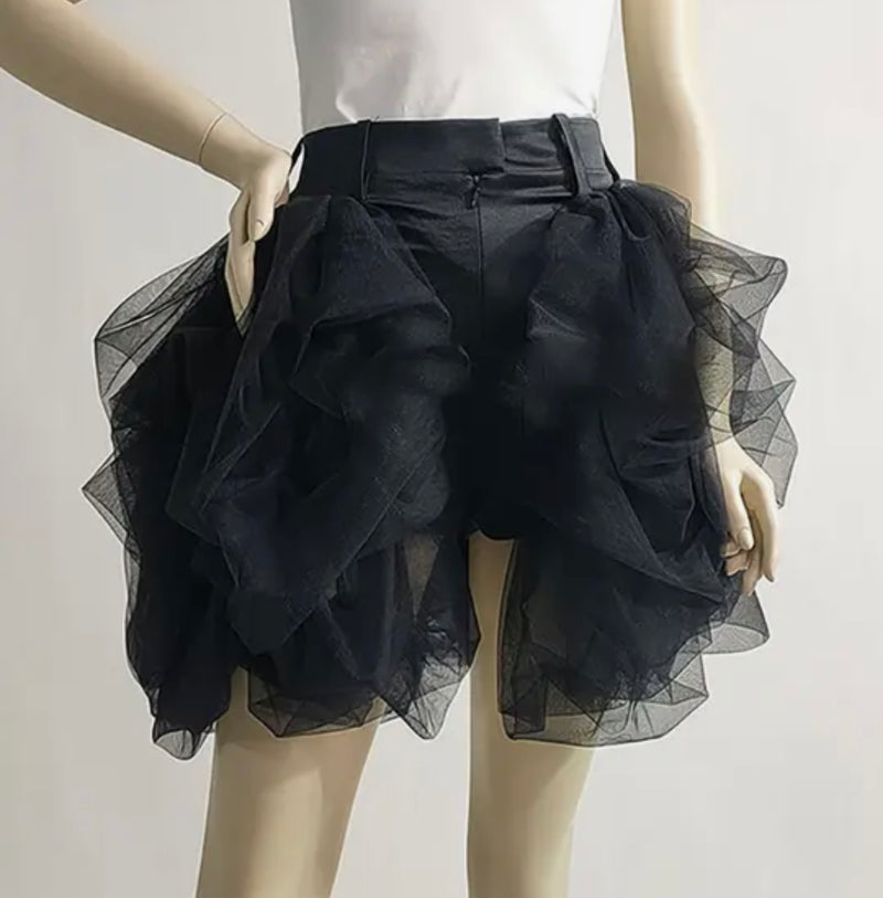 Turning Heads Tulle Shorts