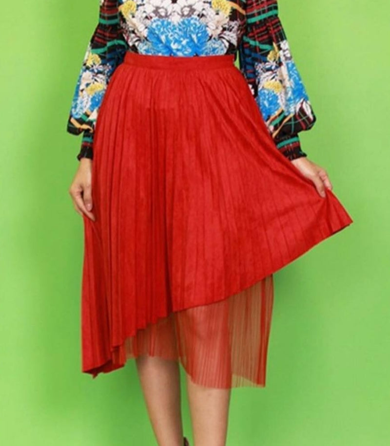 Everything Pleated Skirt