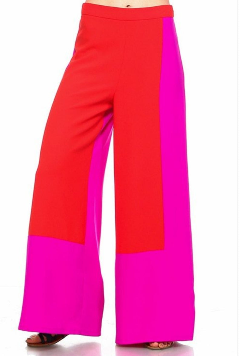 Color Blocking Pants