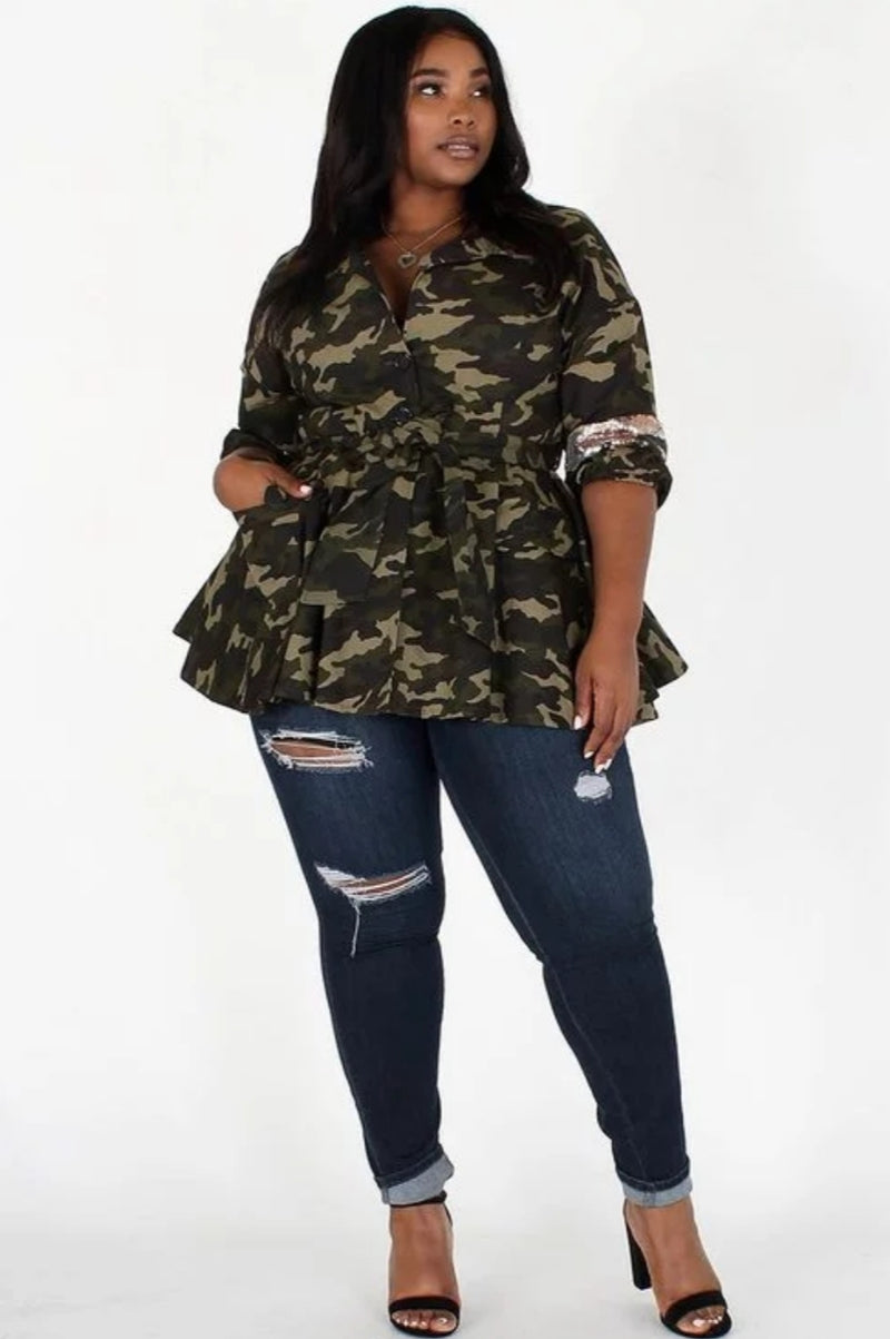 No War Just Peace Camo Jacket II