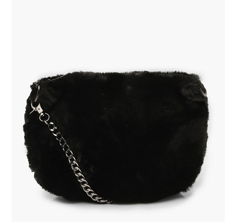Furry Cross Body Bag