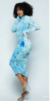 Blue Skies Midi Dress