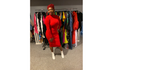 Paint The Town Red Midi Dress