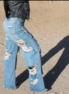 Distressed Boyfriend Jeans