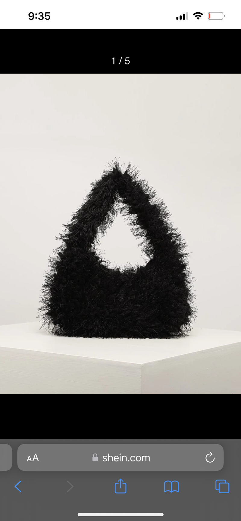 Fuzzy Handbag