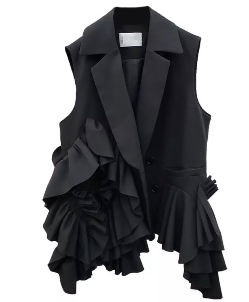 The Ruffled Vest