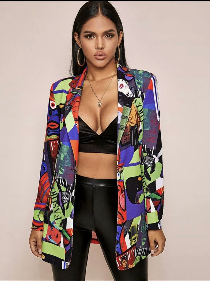 Graffiti Vibe Blazer