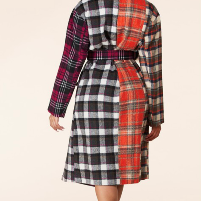 Ms. Plaid Lady Coat