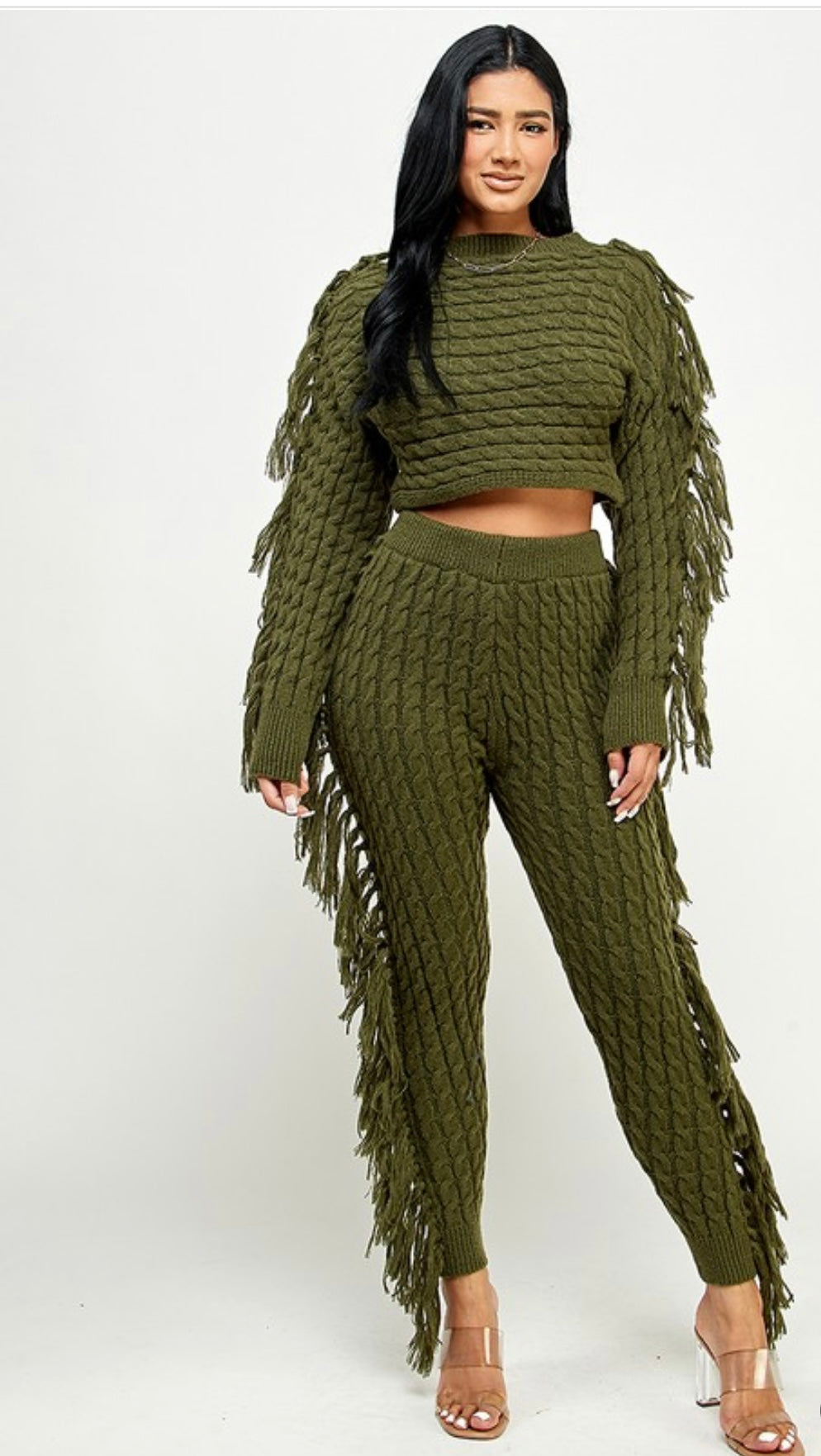 City Girl Fringe Two Piece Set