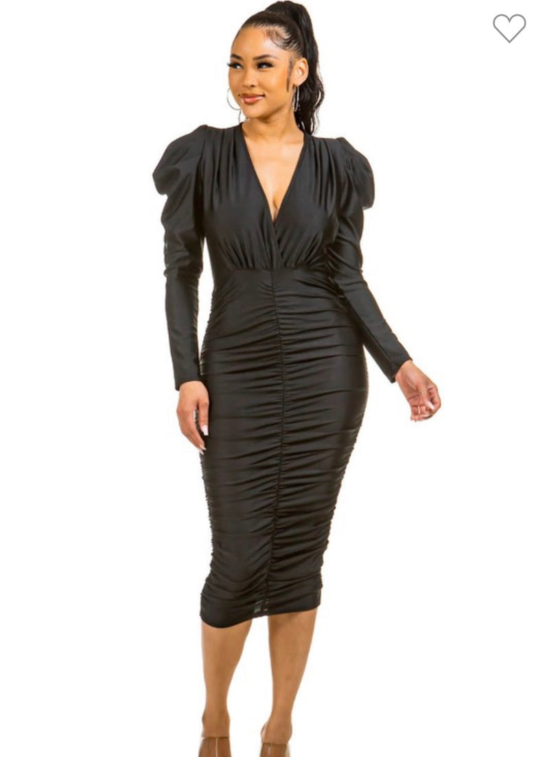 Paint The Night Black Dress