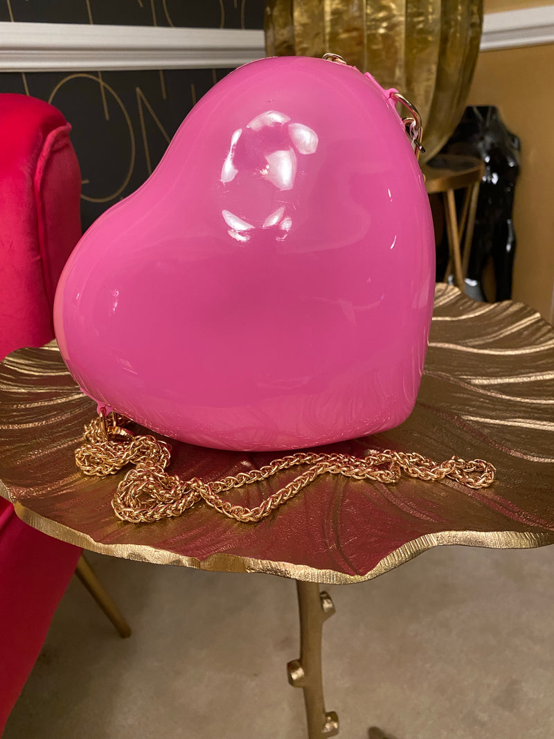 Bubbled Heart Purse