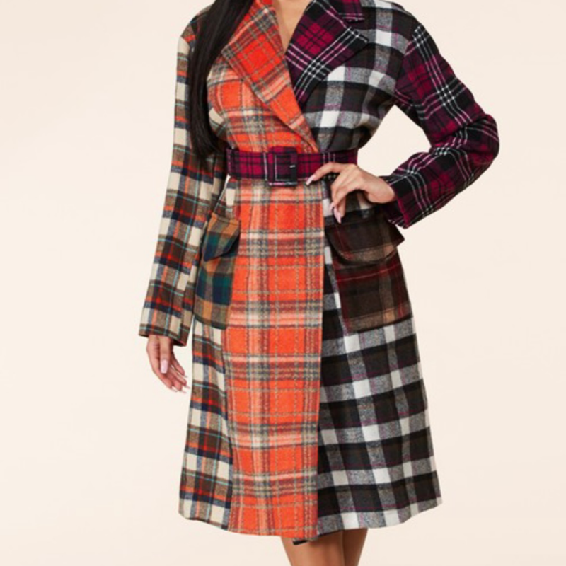 Ms. Plaid Lady Coat