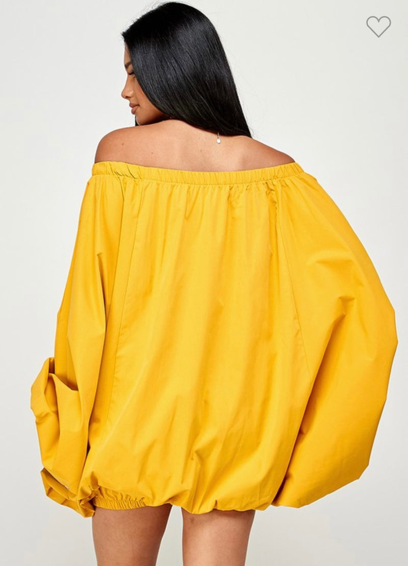 Golden Girl Bubble Dress