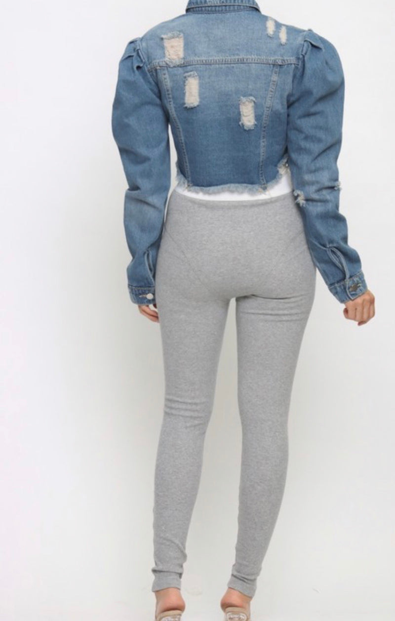 Just Wanna Chill Denim Jacket
