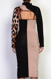 It’s My Animal Side Midi Dress