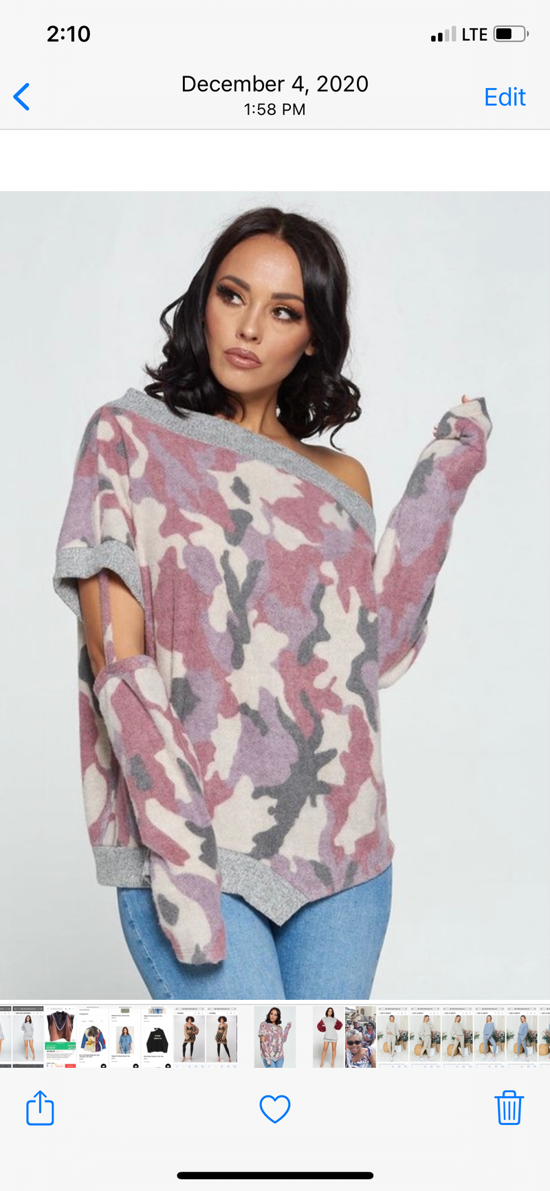 The Camo Sweater